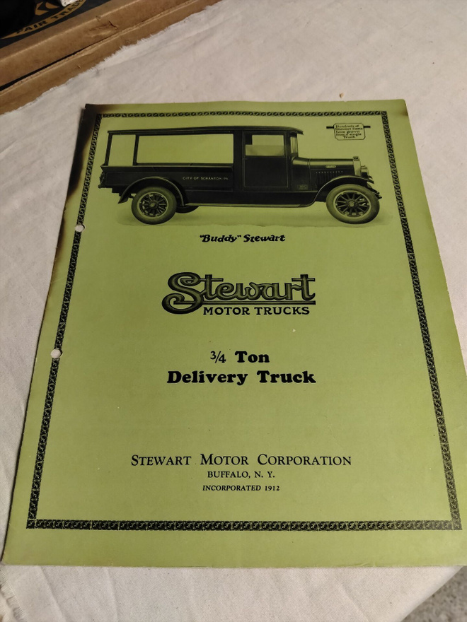 stewart motor truck 3/4 ton v 1912 esite