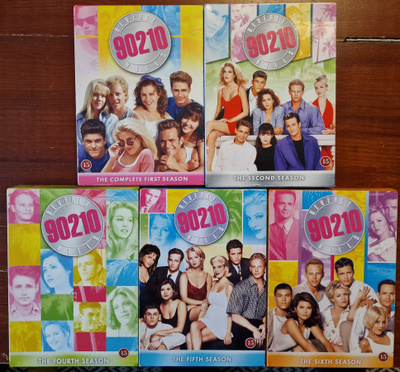 90210 - Beverly hills kaudet 1, 2 , 4 , 5 ja 6 - DVD boxi
