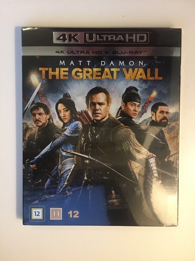 The Great Wall (4K Ultra HD + Blu-ray) Matt Damon (UUSI)