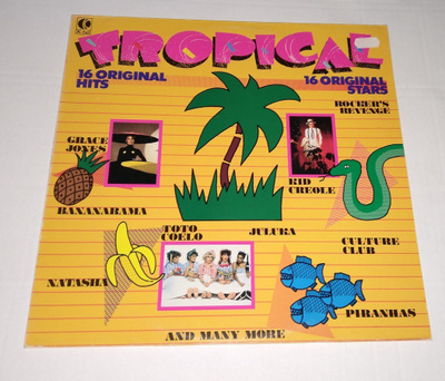 TROPICAL 16 ORIGINAL STARS K-TEL LP