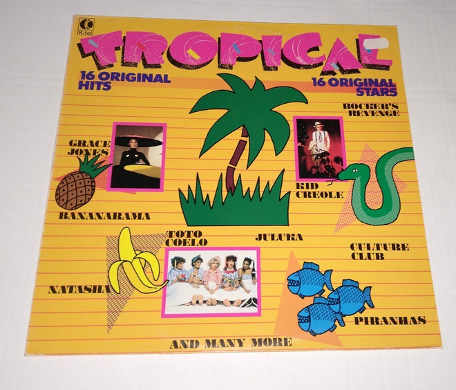 TROPICAL 16 ORIGINAL STARS K-TEL LP