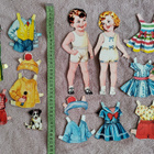 Paperinuket tyttö ja poika 1950-60-luku - pikkukuva 1