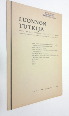 Luonnon tutkija n:o 2/1960