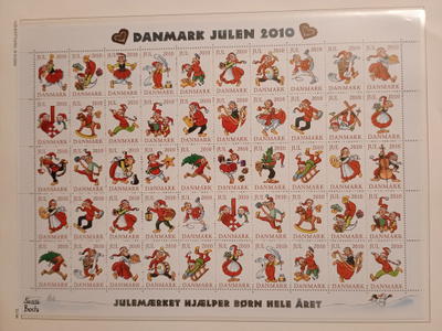 Tanska joulumerkkiarkki 2010
