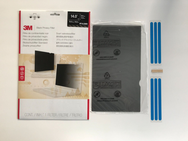 3M Black Privacy Filter PF14.0W9 (avattu, käyttämätön)