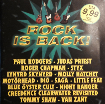 Rock Is Back! (CD) VG+!! Styx Night Ranger Van Zant Saga Dio