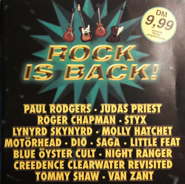 Rock Is Back! (CD) VG+!! Styx Night Ranger Van Zant Saga Dio