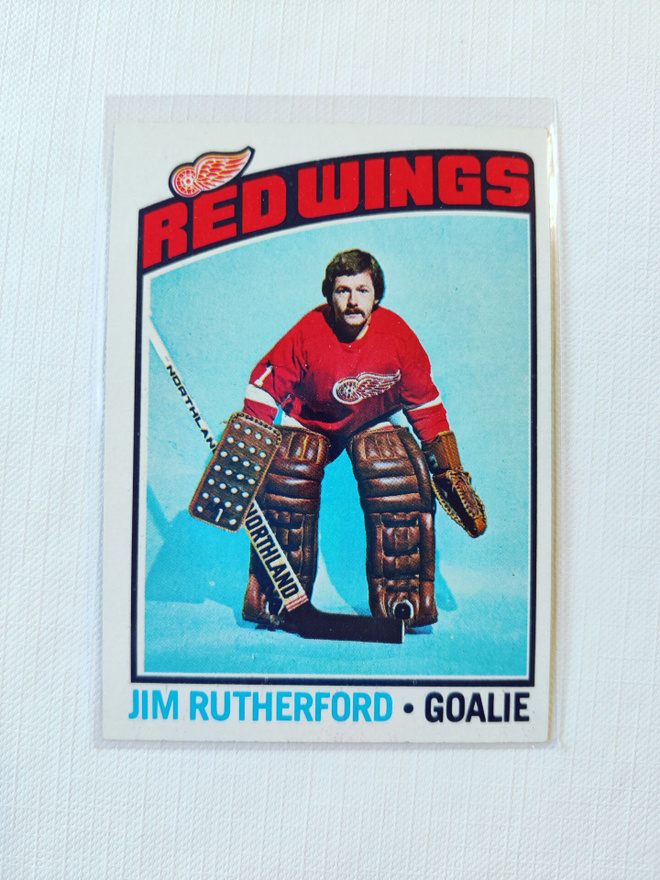 76-77 Topps - Jim Rutherford