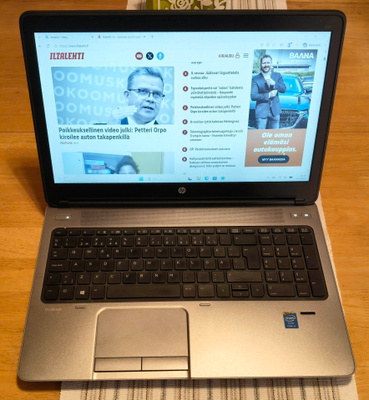 HP ProBook 650 G1 i5/8GB/240GB/Win11/UUSI AKKU