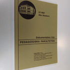 Forskning kring jämställdhet, kön och utbildning : föredr... - pikkukuva 1