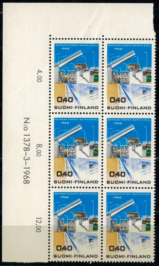 1968 Saimaan kanava nro-6lo ++
