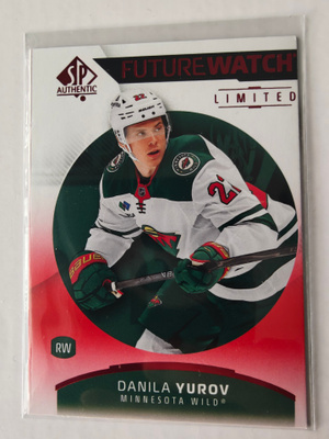 Danila Yurov 2025-26 SP Authentic Future Watch Limited Red