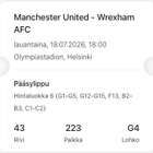 Liput x 3: Manchester United - Wrexham AFC - pikkukuva 4