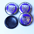 Jaguar vannekeskiöt – Kromi-sininen – 59mm (4kpl sarja) - pikkukuva 1