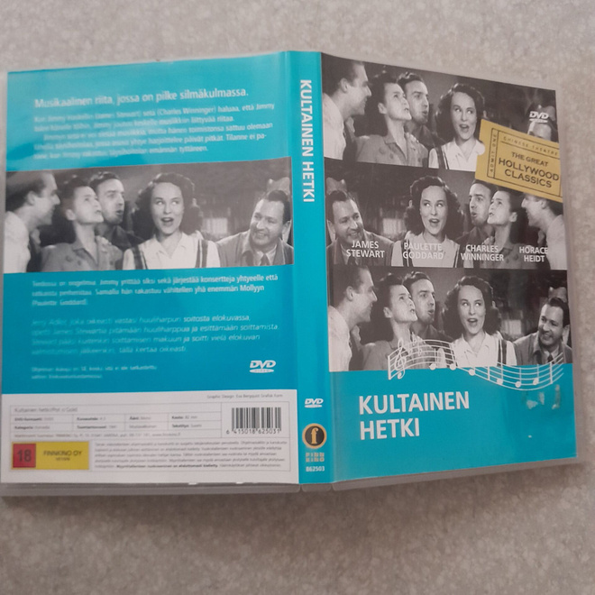 Kultainen hetki dvd james stewart