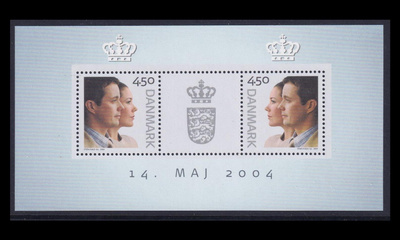 Tanska 1369-70BL23 ** Kuninkaalliset häät (2004)