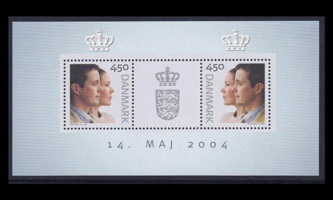 Tanska 1369-70BL23 ** Kuninkaalliset häät (2004)