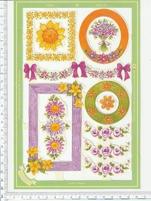 ~ MLP C 5032, kukkia kehyksissä-arkki ~
