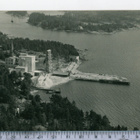 Sipoo ilmakuva Kalkkitehdas 1958 kuva. Jansson - pikkukuva 1