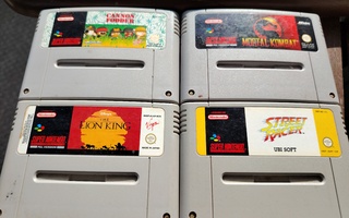 Super nintendo pelit