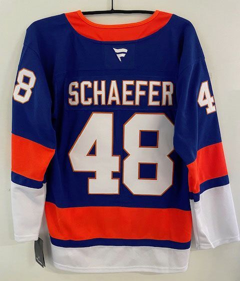 NHL FaniPaita New York Islanders MATTHEW SCHAEFER #20 UUSI