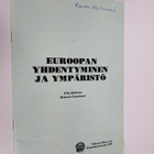 Ulla Klötzer : Euroopan yhdentyminen ja ympäristö - pikkukuva 1