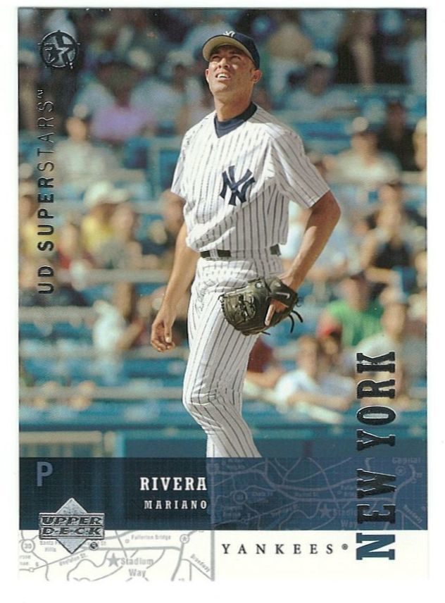 02-03 UD Superstars #155 Mariano Rivera New York Yankees