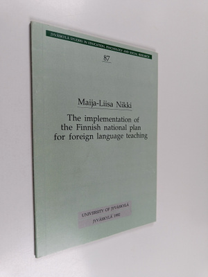 Maija-Liisa Nikki : The Implementation of the Finnish Nat...