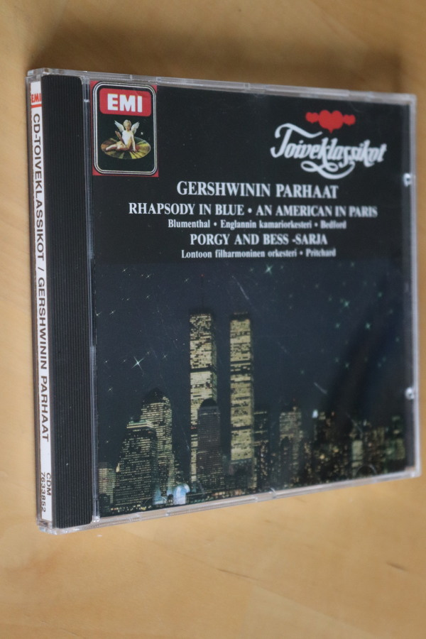 CD George Gershwinin parhaat ( EMI toiveklassikot 1990 )