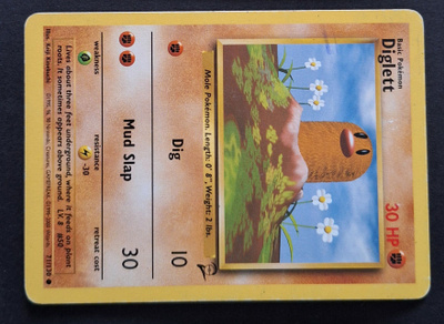 Diglett 71/130 Base Set 2 Print Error