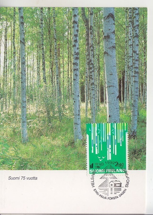 Maksimikortti 1992 itsenäisyys.(2)