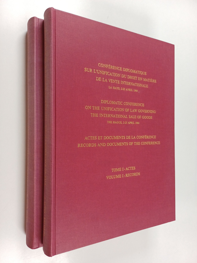 Conference diplomatique sur lunification du droit en mati...