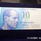 10  mk 1986   1011279471  KUL / Häm  taittamaton   seteli - pikkukuva 3
