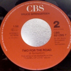 BRUCE SPRINGSTEEN::TUNEL OF LOVE /TWO FOR THE ROAD : 7" 1987 - pikkukuva 3