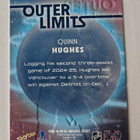 Quinn Hughes 2025-26 Skybox Metal Outer Limits - pikkukuva 2