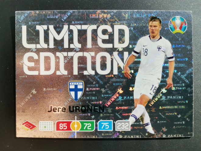 Panini Euro 2020 Limited Edition Jere Uronen