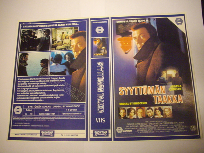 Vhs kansipaperi Fix - SYYTTÖMÄN TAAKKA (Sis.postikulut)