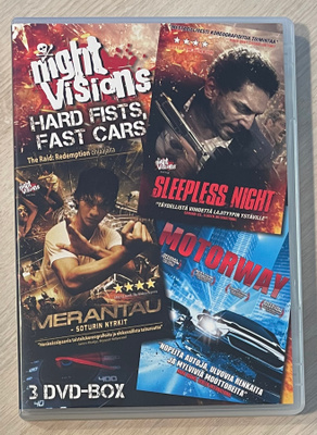 Night Visions: Hard Fists, Fast Cars (3DVD)