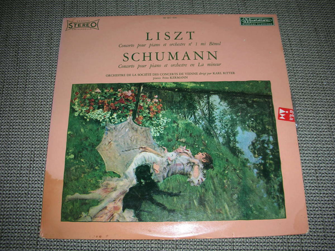 LP vinyyli Liszt Schumann concerto pour piano