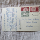 VANHA TALVIAIHEINEN POSTIKORTTI v 1963 - pikkukuva 2
