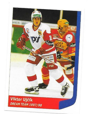 1998-99 DS Stickers #19 Viktor Ujcik Dream Team Ex- Kärpät