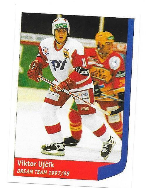 1998-99 DS Stickers #19 Viktor Ujcik Dream Team Ex- Kärpät