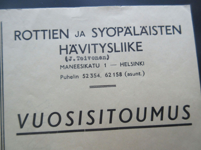 Rottien ja syöpäläisten hävitysliike 1951