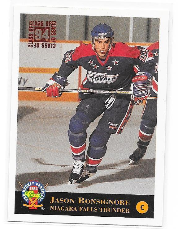 1993-94 Classic #201 Jason Bonsignore Niagara Falls PELICANS