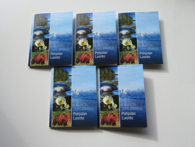 5 kpl 5€ Pohjolan luonto