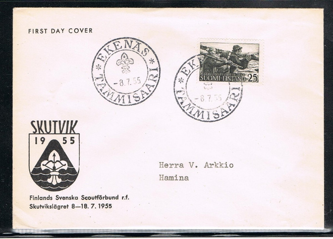 1955  Ekenäs - Skutvikin partioleiri