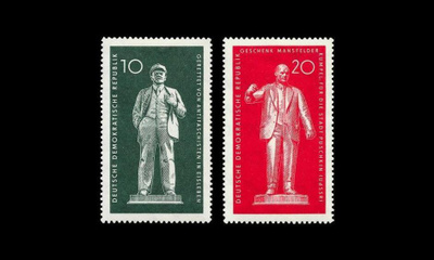 DDR 772-3 ** Lenin ja Thälmann patsaat (1960)