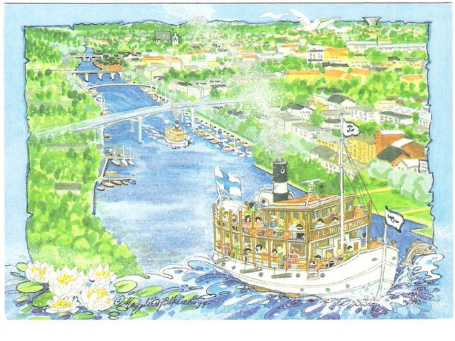 kortti ** Porvoo - erilaisia taidekortteja