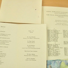 VANHA Pöytäjärjestys Kutsu Menu ym 1933 FÅA Juhlaillalinen - pikkukuva 2