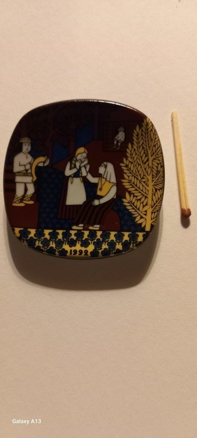 Arabia Mini Kalevala lautanen . 1992